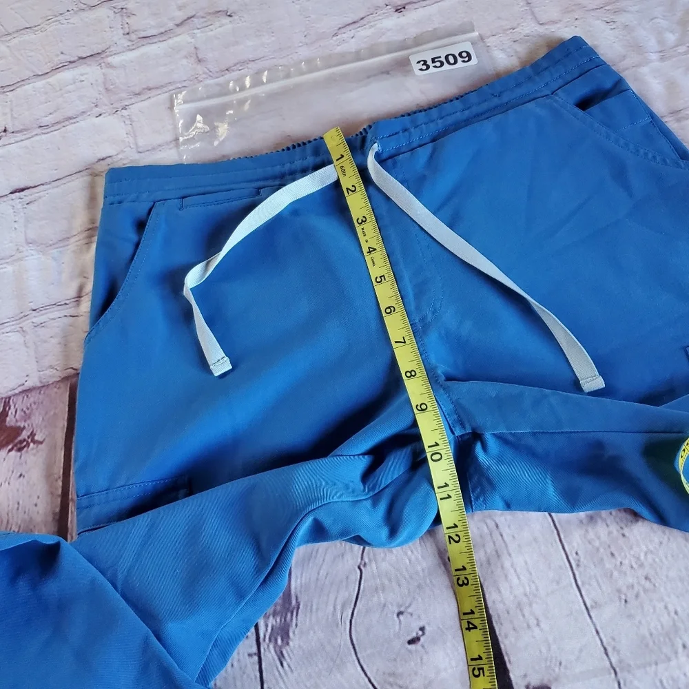 Figs Technical Collection Blue Scrub Pants Straight-Leg TW2000 R Size Medium